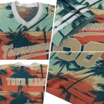 customized new orleans saints horizon palm sunset jersey best selling