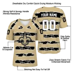 customized new orleans saints layered grids gold jersey best selling