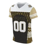 customized new orleans saints tire arrows gold black white jersey best selling
