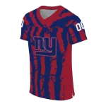 customized new york giants stripe splatter blue jersey best selling