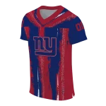 customized new york giants striped texture blue jersey best selling