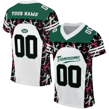 customized new york jets brushstroke xs white black jersey best selling