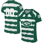 customized new york jets layered grids green jersey best selling