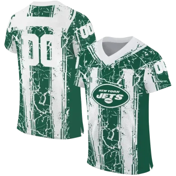 customized new york jets rugged stripes green jersey best selling