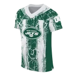 customized new york jets rugged stripes green jersey best selling