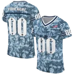 customized north carolina tar heels camouflage abstract light blue jersey best selling