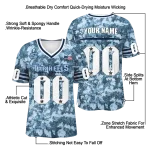 customized north carolina tar heels camouflage abstract light blue jersey best selling