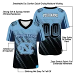 customized north carolina tar heels halftone flow light blue black jersey best selling