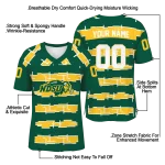 customized north dakota state bison layered grids green jersey best selling