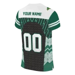 customized north dakota state bison tire arrows green black white jersey best selling