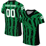 customized north texas mean green stripe splatter green jersey best selling