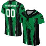 customized north texas mean green striped texture green jersey best selling