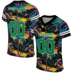 customized north texas mean green sundown palm jersey best selling