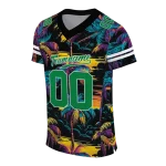customized north texas mean green sundown palm jersey best selling