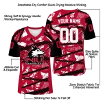 customized northern illinois huskies camo shatter red jersey best selling