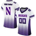 customized northwestern wildcats halftone sweep white black jersey best selling