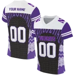 customized northwestern wildcats tire arrows purple black white jersey best selling