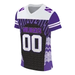 customized northwestern wildcats tire arrows purple black white jersey best selling