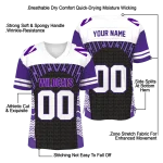 customized northwestern wildcats tire arrows purple black white jersey best selling