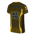 customized notre dame fighting irish dynamic dots gold jersey best selling