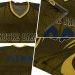 customized notre dame fighting irish dynamic dots gold jersey best selling