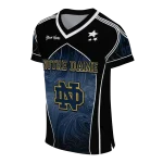 customized notre dame fighting irish halftone slant navy black jersey best selling