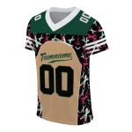 customized ohio bobcats brushstroke xs tan black jersey best selling
