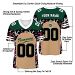 customized ohio bobcats brushstroke xs tan black jersey best selling
