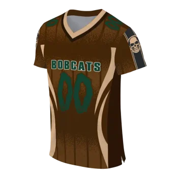 customized ohio bobcats dynamic dots tan jersey fashion forward