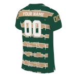 customized ohio bobcats layered grids green jersey best selling