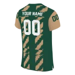 customized ohio bobcats stripe block green jersey best selling