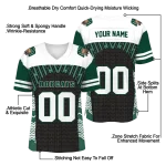 customized ohio bobcats tire arrows green black white jersey best selling