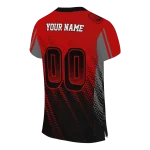 customized ohio state buckeyes halftone flow scarlet black jersey best selling