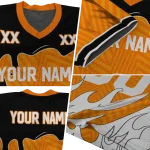 customized oklahoma state cowboys dripping flames orange white jersey best selling