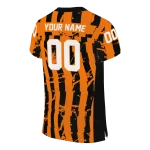 customized oklahoma state cowboys stripe splatter orange jersey best selling