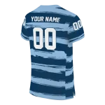 customized old dominion monarchs art stripe blue jersey best selling