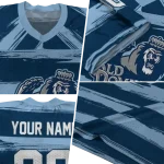 customized old dominion monarchs art stripe blue jersey best selling
