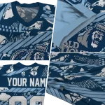 customized old dominion monarchs camo shatter blue jersey best selling