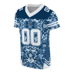 customized old dominion monarchs mirrored pattern blue jersey best selling