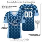 customized old dominion monarchs stacked rectangle blue jersey best selling