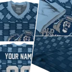 customized old dominion monarchs stacked rectangle blue jersey best selling