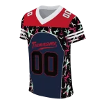 customized ole miss rebels brushstroke xs blue black jersey best selling