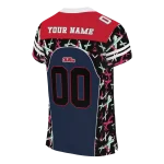 customized ole miss rebels brushstroke xs blue black jersey best selling
