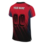 customized ole miss rebels halftone flow red black jersey best selling