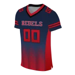 customized ole miss rebels halftone sweep blue black jersey best selling