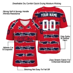customized ole miss rebels layered grids red jersey best selling