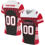 customized ole miss rebels tire arrows red black white jersey best selling