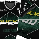 customized oregon ducks halftone slant green black jersey best selling
