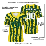 customized oregon ducks stripe splatter green jersey best selling
