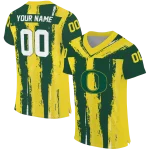 customized oregon ducks striped texture green jersey best selling